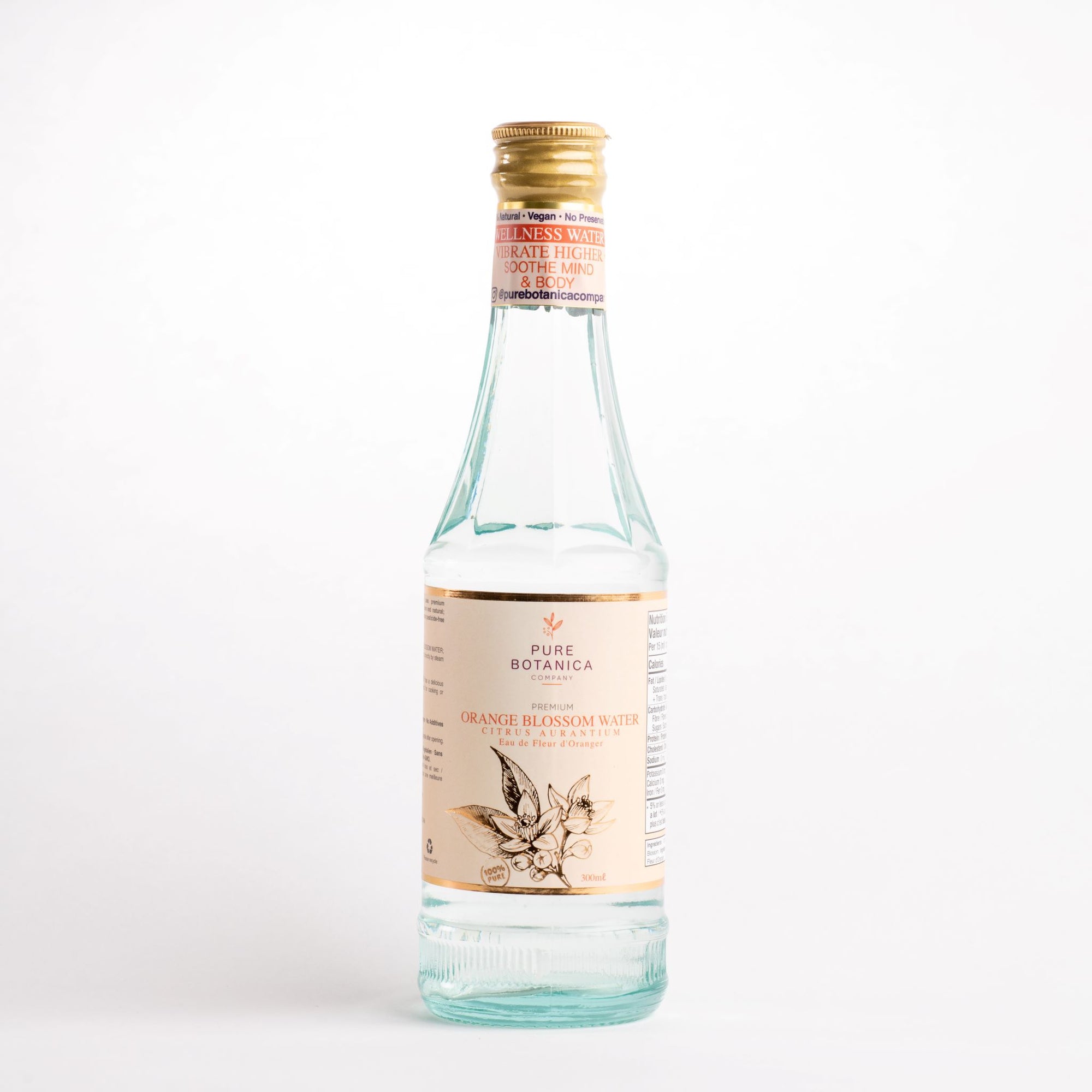 Soothe Mind + Body: Organic Premium Orange Blossom Water Distillate