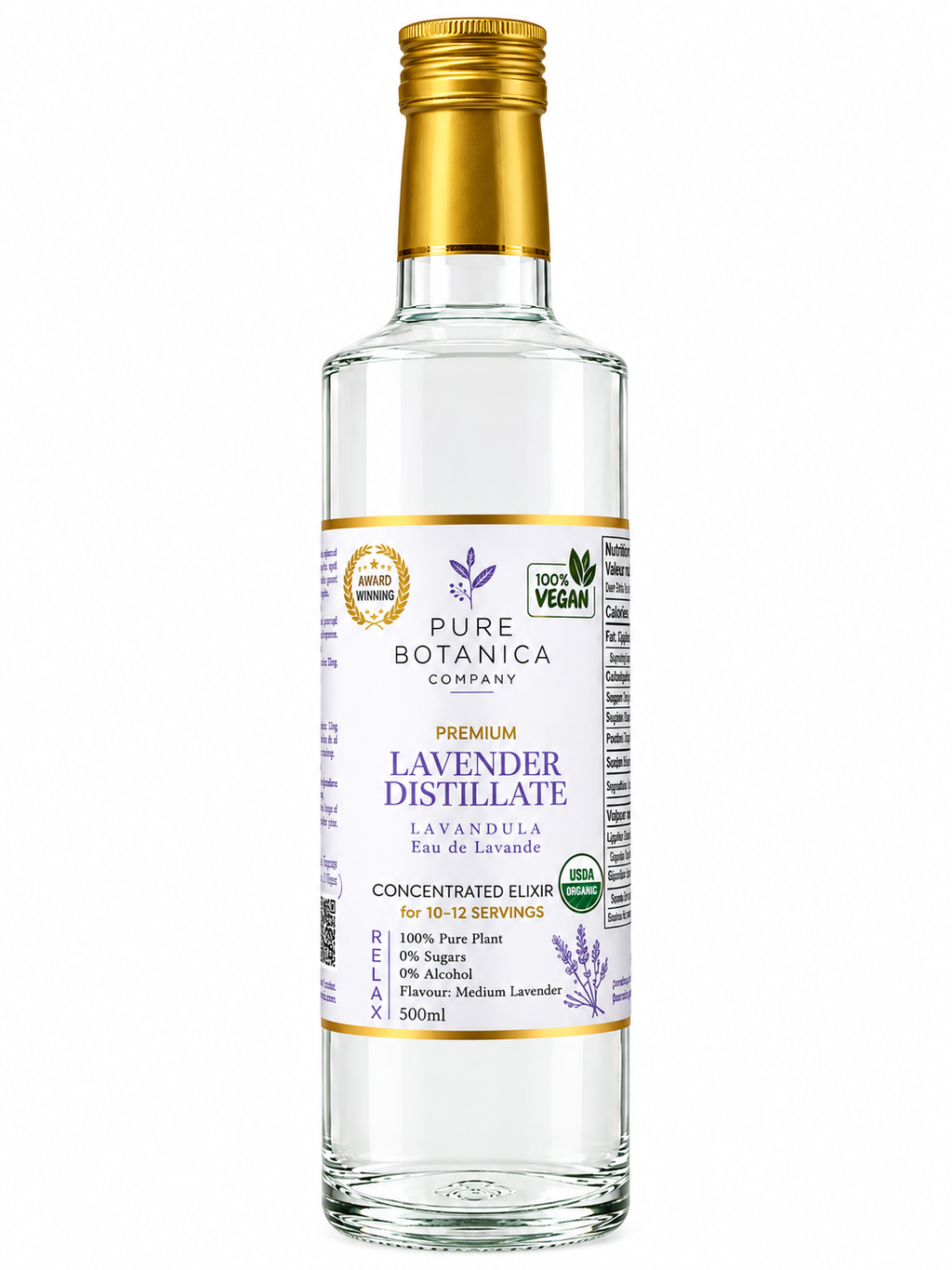 Relaxant + Sleep Aid: Organic Premium Lavender Water Distillate