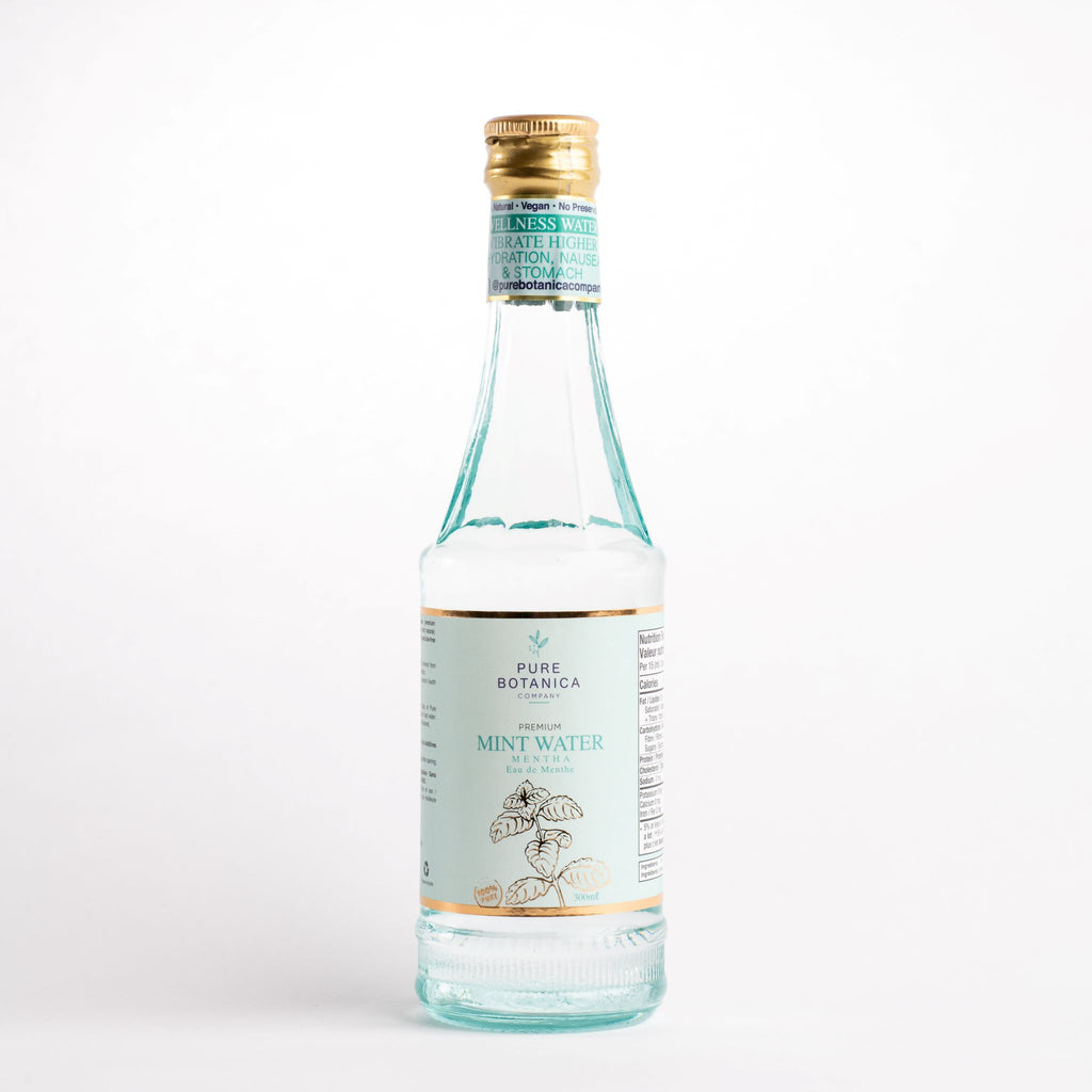 Digestion + Bloating: Premium Mint Water Distillate- 12 Pack