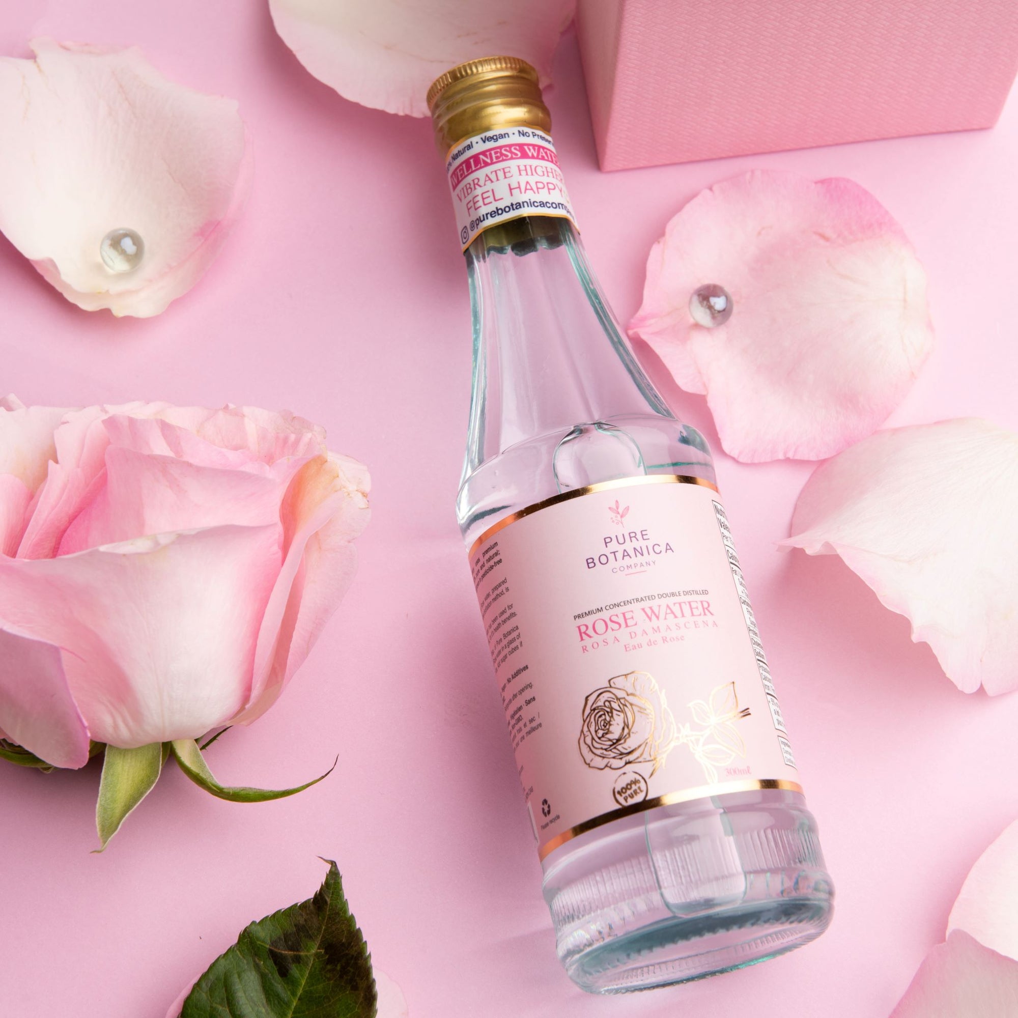 Anti-Anxiety + Mood Booster (Extra-Strength):  Organic Premium Concentrated Rose Water Distillate