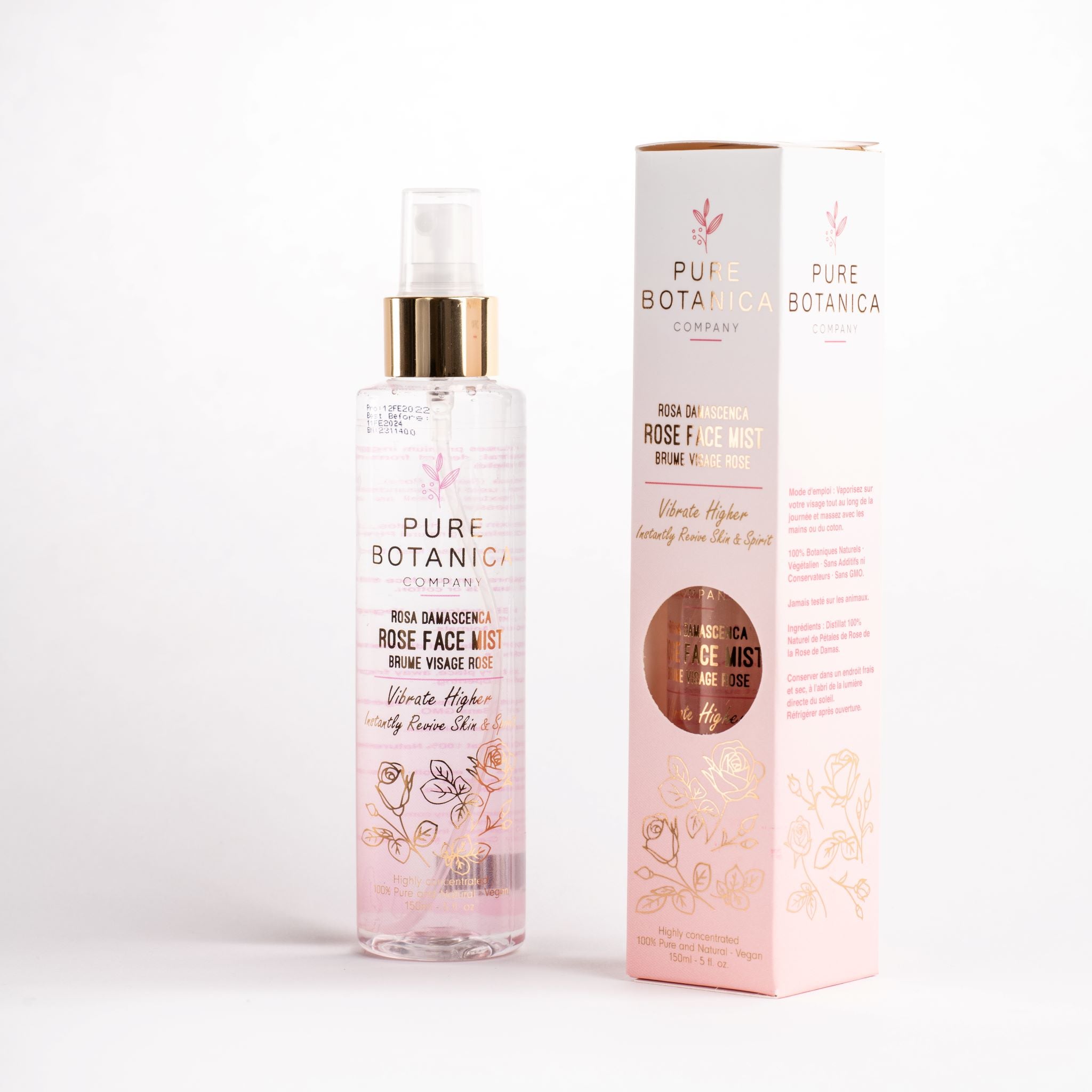 Organic Premium 100% Rose Face Mist