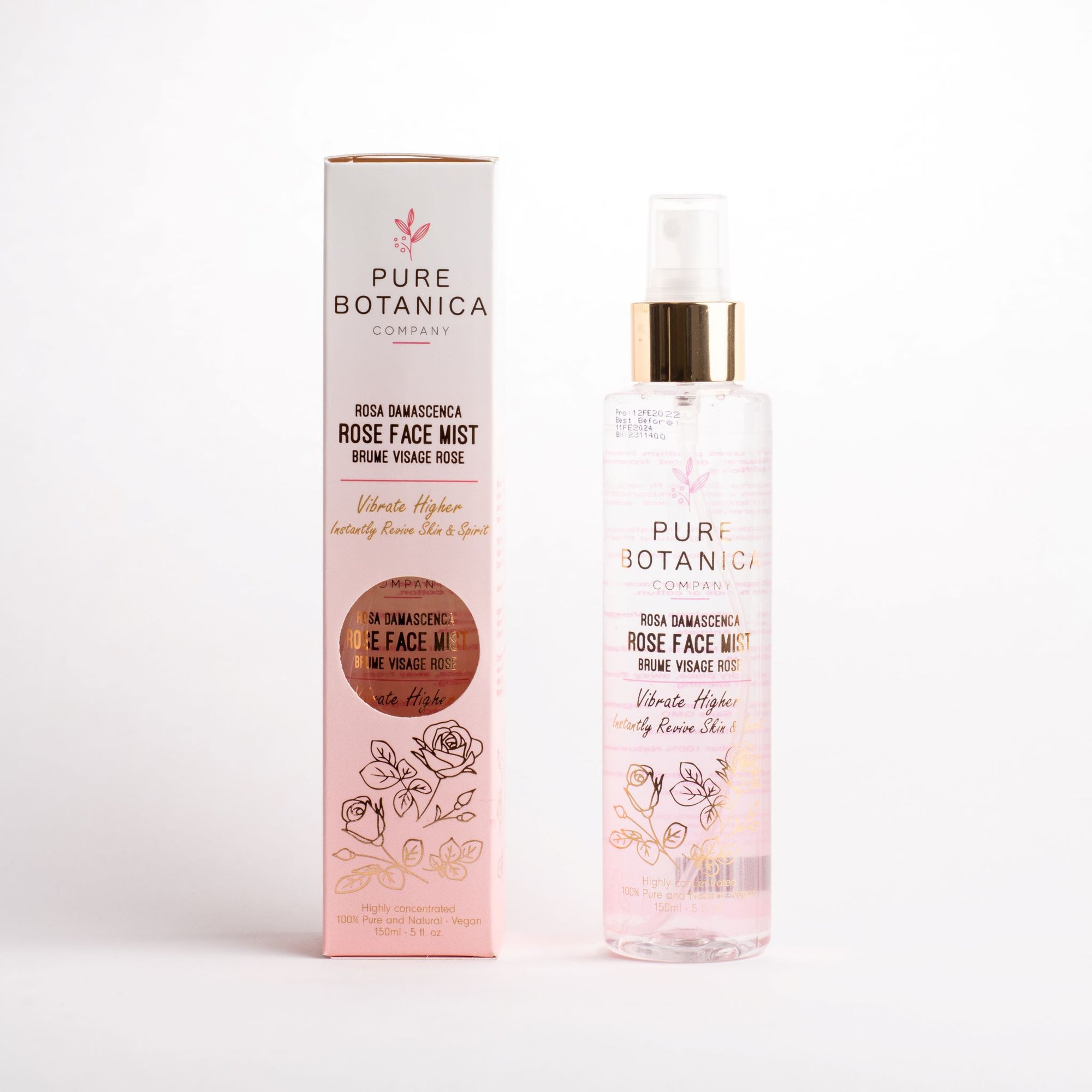 Organic Premium 100% Rose Face Mist